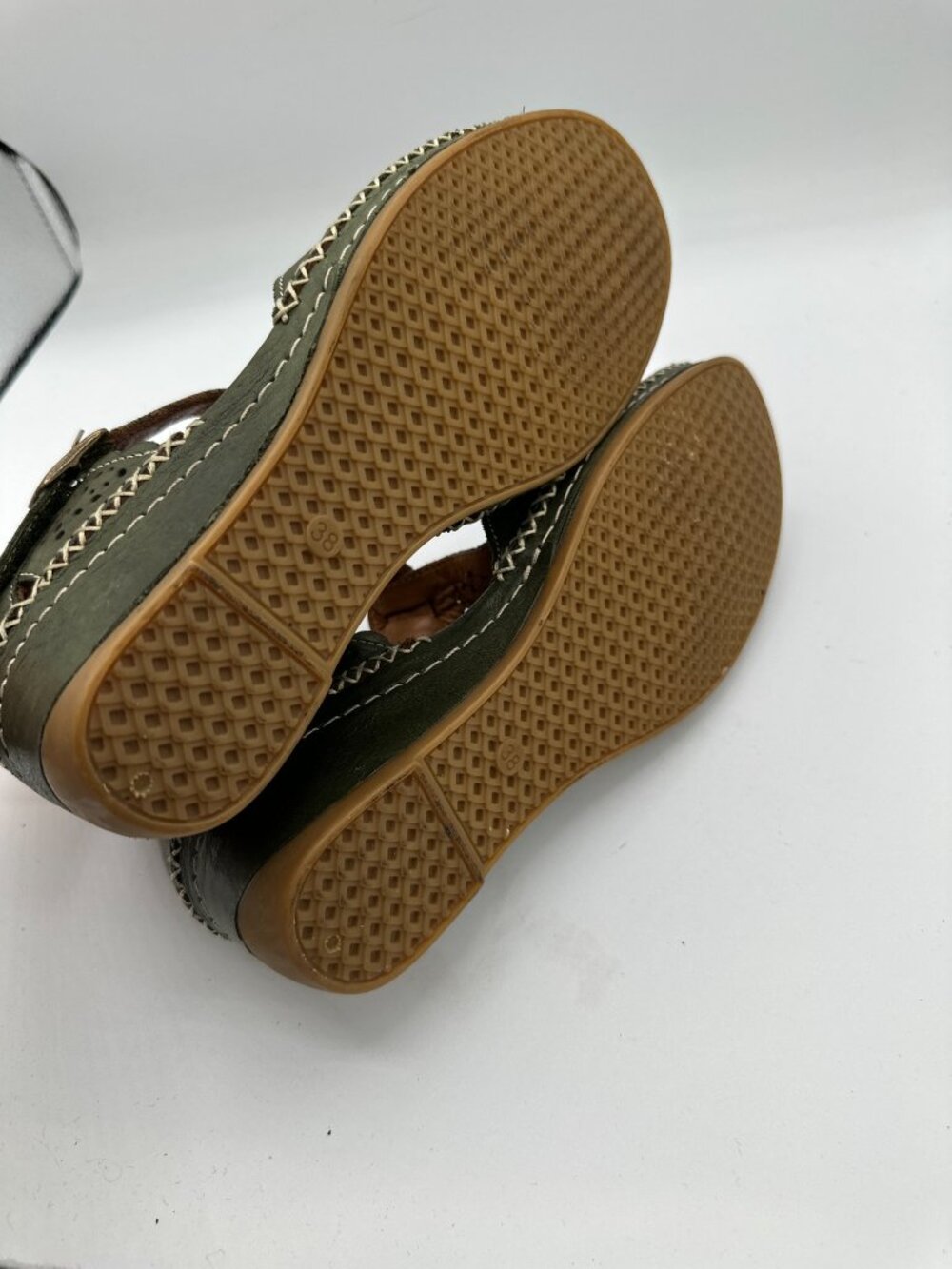 Spring Step Patrizia Airy Wedges Green Women's 38 - Picture 6 of 7